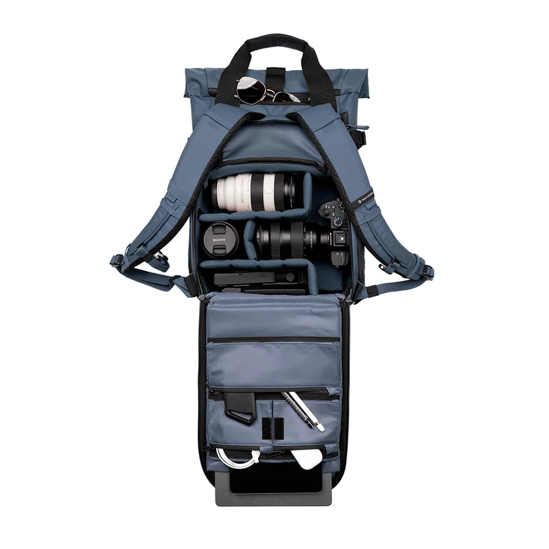 Sac à dos PRVKE 15 v4 avec Cube intégré (Bleu Aegean)