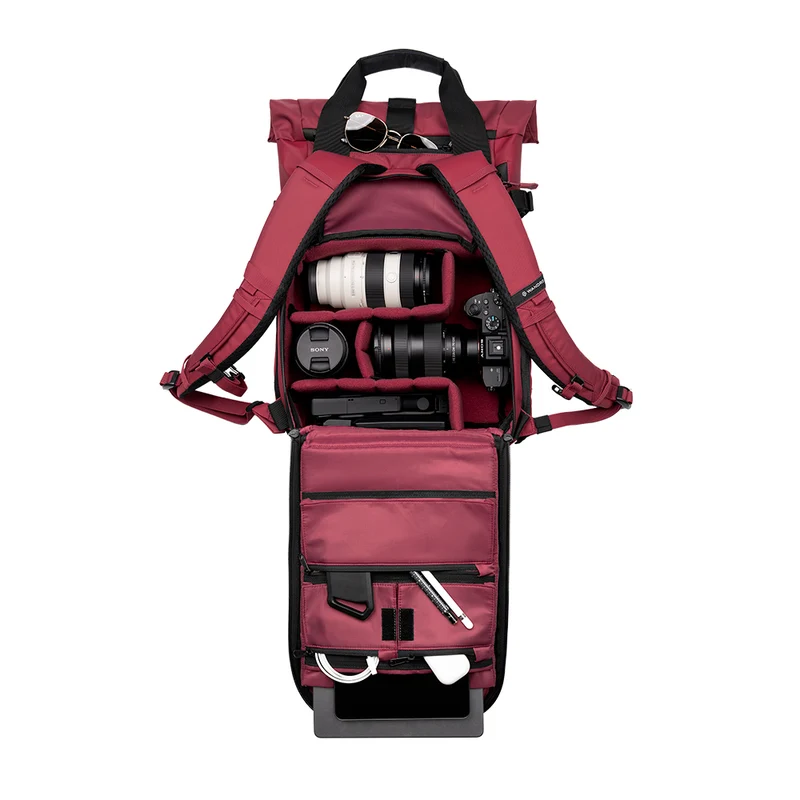 Sac à dos PRVKE 15 v4 avec Cube intégré (Bourgogne Rhone)