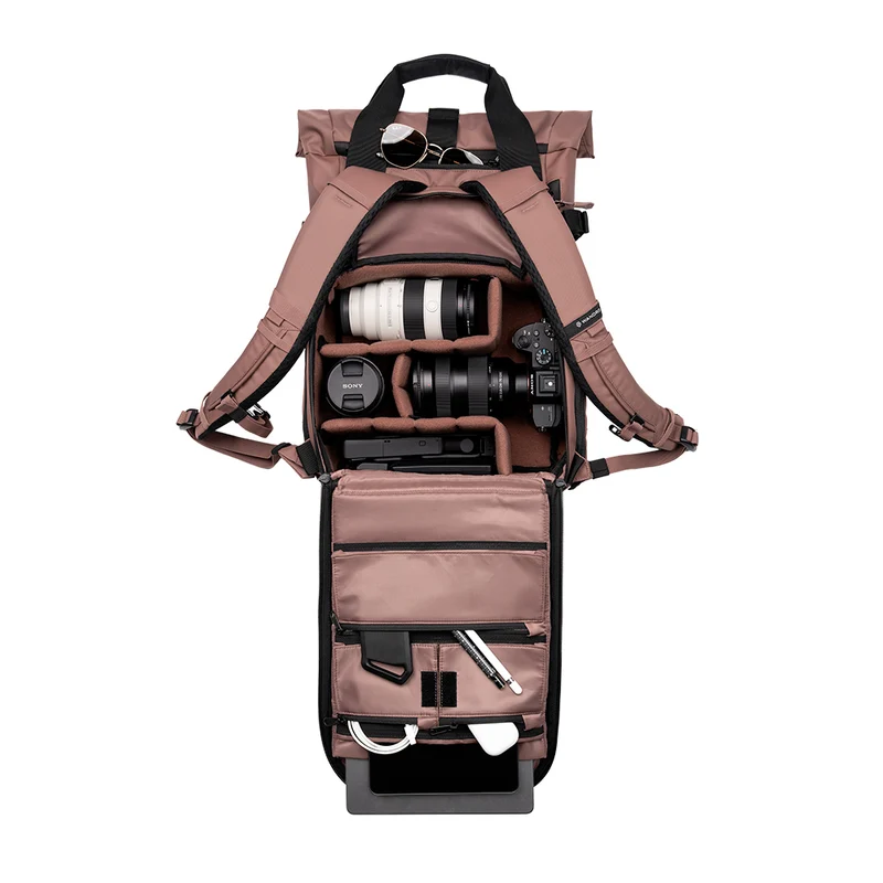 Sac à dos PRVKE 15 v4 avec Cube intégré (Argile Atacama)