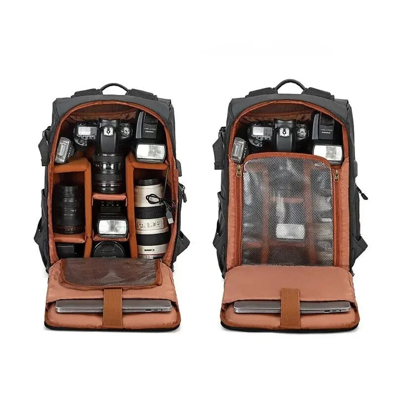 Sac à Dos Photo Professionnel | Compartiments Multiples Port Usb