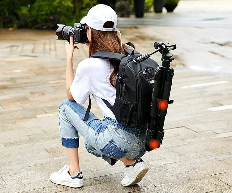 Sac à Dos Photo Étanche | Housse Pluie Incluse