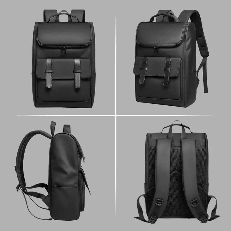 Sac à Dos Pc Portable 15.6 Pouces | Nylon Imperméable Compartiments Multiples