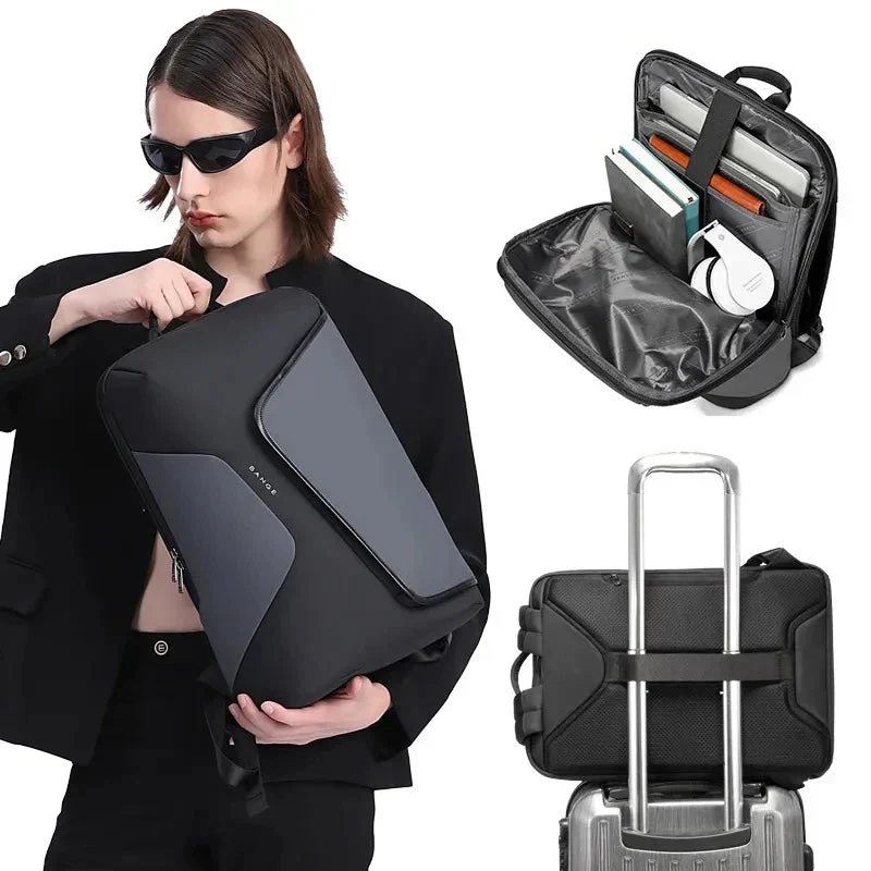 Sac à Dos Ordinateur Portable Homme | Bretelles Ergonomiques Imperméables