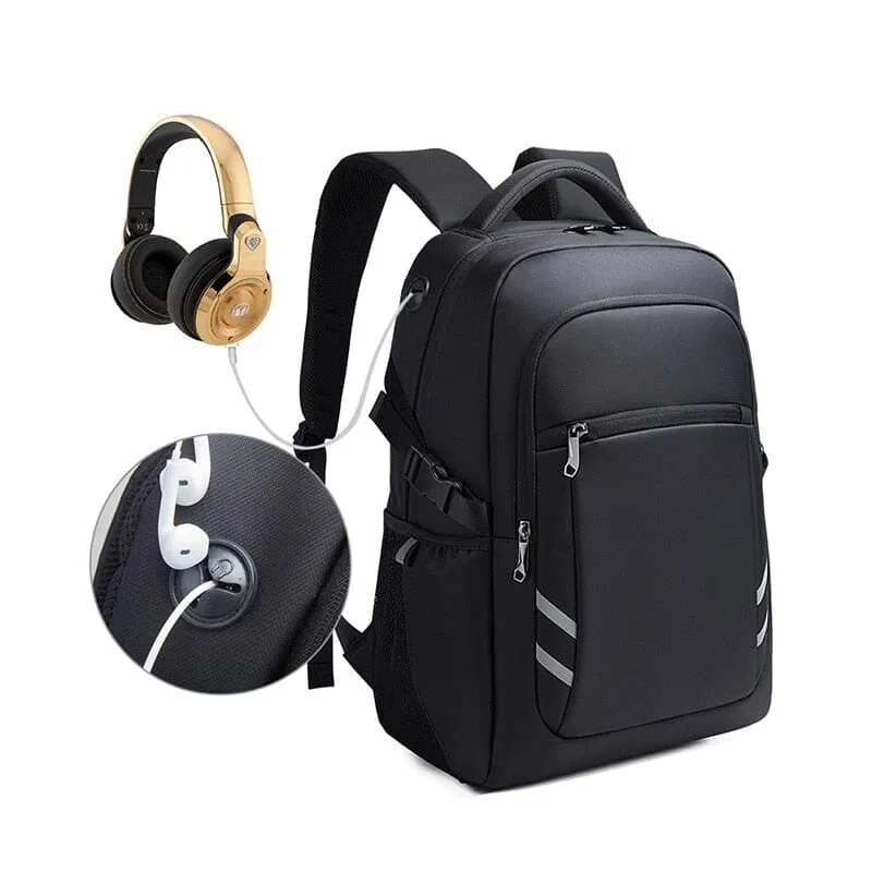 Sac à Dos Ordinateur Portable 15.6 Pouces | Port Usb et Écouteurs Intégrés