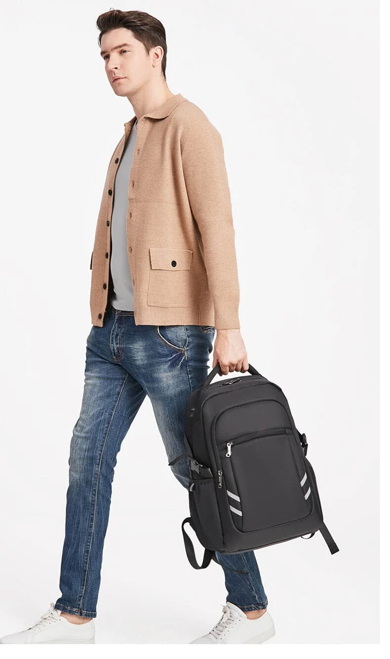 Sac à Dos Ordinateur Portable 15.6 Pouces | Port Usb et Écouteurs Intégrés