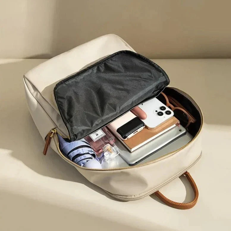 Sac à Dos Ordinateur Femme | Tissu Imperméable et Poches Multiples