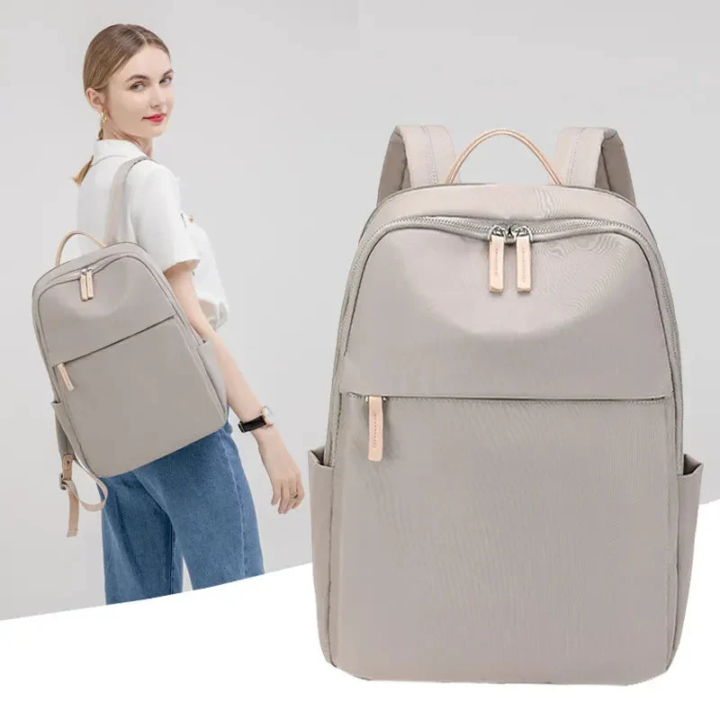 Sac à Dos Ordinateur Femme | Tissu Imperméable et Poches Multiples
