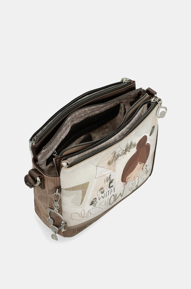 Sac à bandoulière Sophia à 3 compartiments