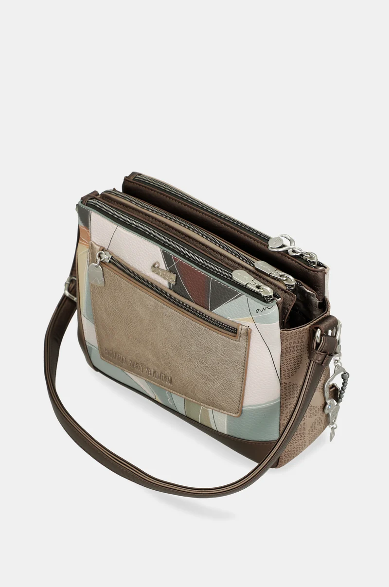 Sac à bandoulière Sophia à 3 compartiments