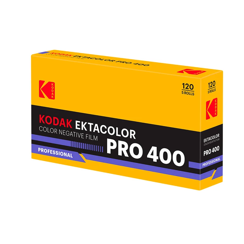 Film Couleur Ektacolor Pro 400 (Rouleau 120/Paquet de 5)