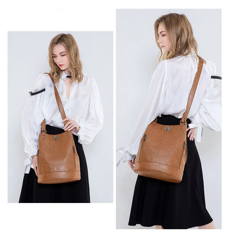 Brevik sac bandoulière femme convertible