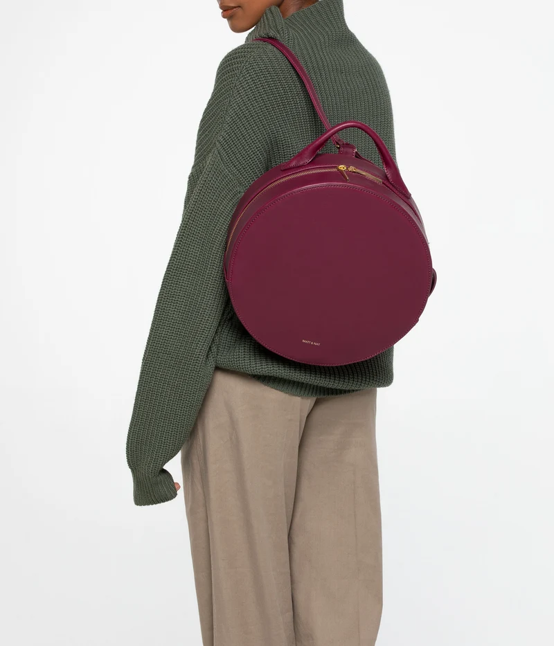 KIARA Sac à dos rond végétalien - Vintage