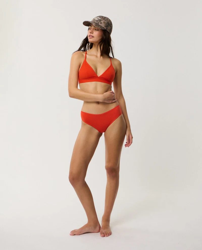 Search Series Cross Back Triangle Bikini Top