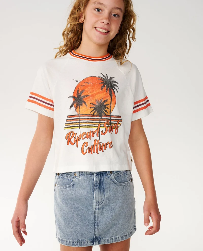 Surf Culture Crop Tee Kids