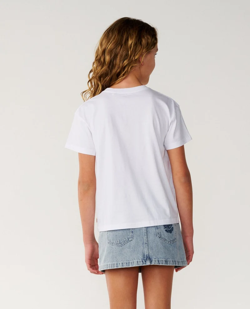 Wave Crop Tee Kids