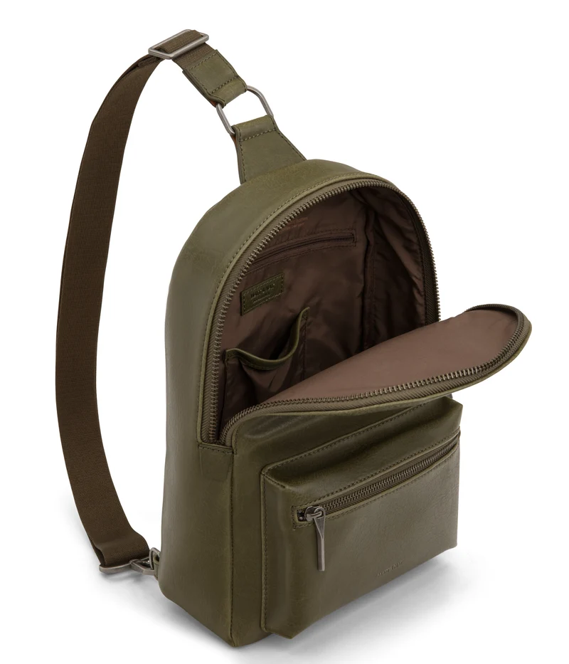 VOAS Sac à dos à bretelle unique végétalien - Vintage