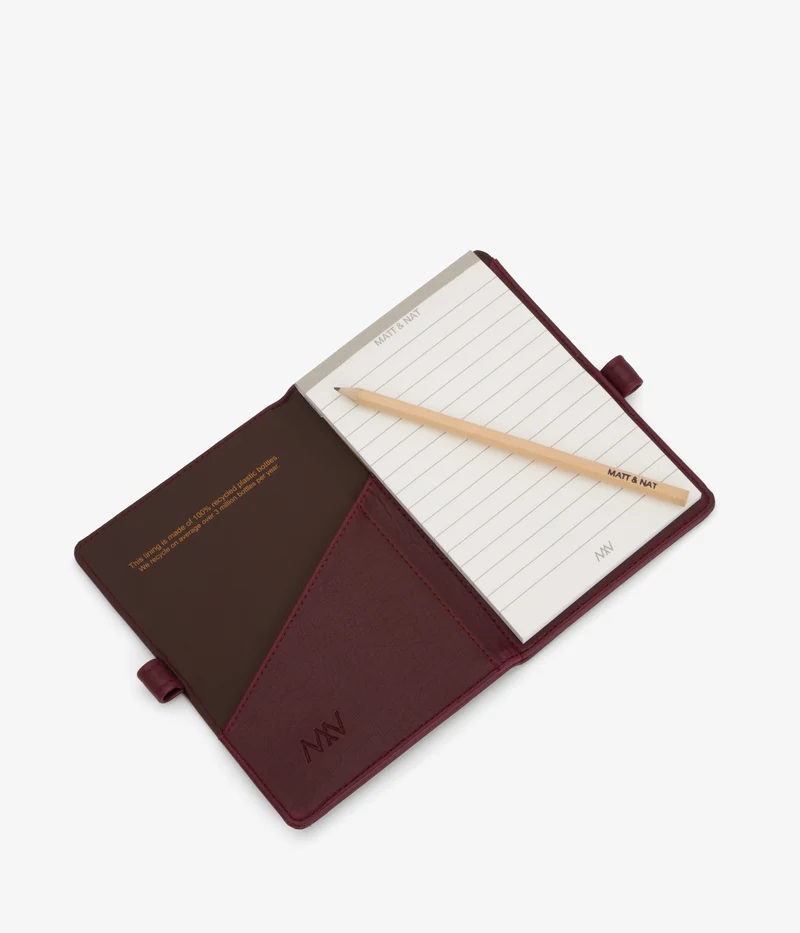 MAGISTRALSM Petite couverture de bloc-notes végétalienne - Vintage