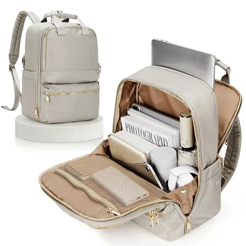 Sac à Dos Voyage Cabine Femme | Nylon Imperméable et Compartiments