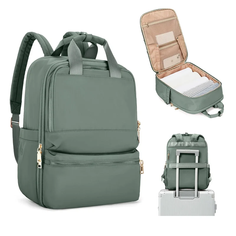 Sac à Dos Voyage Cabine Femme | Nylon Imperméable et Compartiments