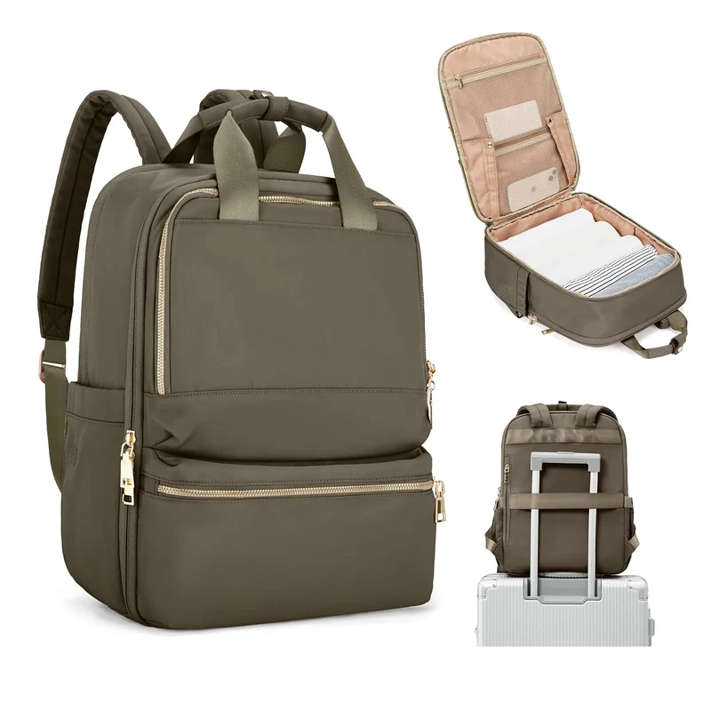 Sac à Dos Voyage Cabine Femme | Nylon Imperméable et Compartiments