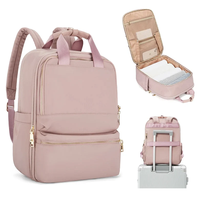 Sac à Dos Voyage Cabine Femme | Nylon Imperméable et Compartiments