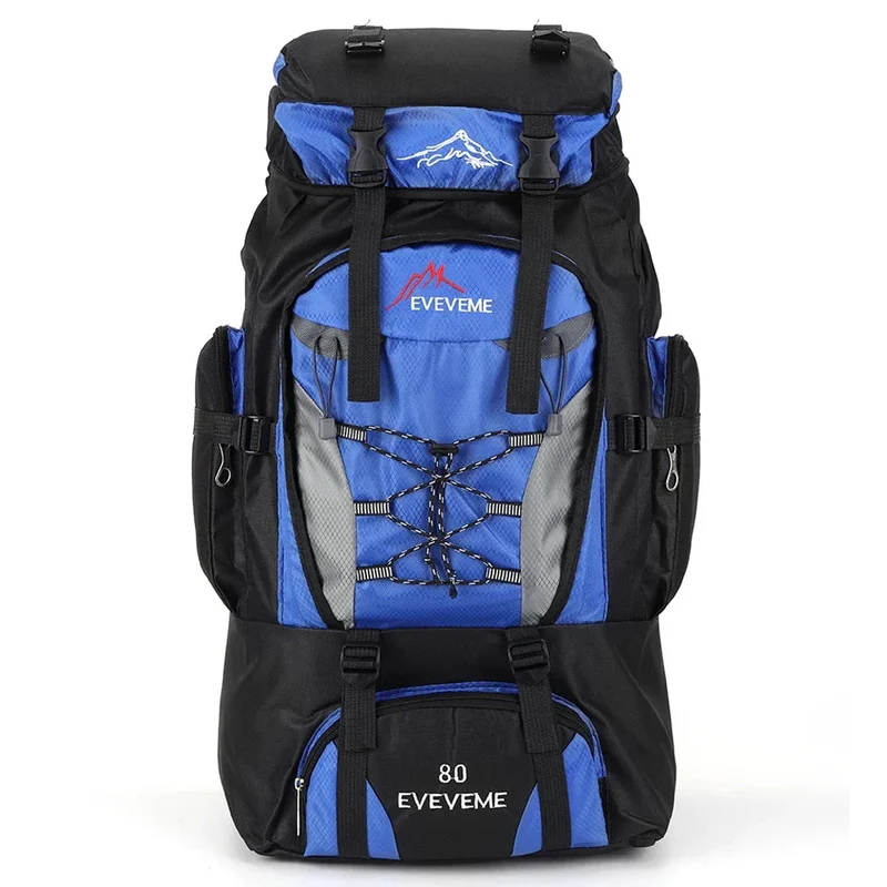 Sac à Dos Voyage 80l | Bretelles Ergonomiques Réglables