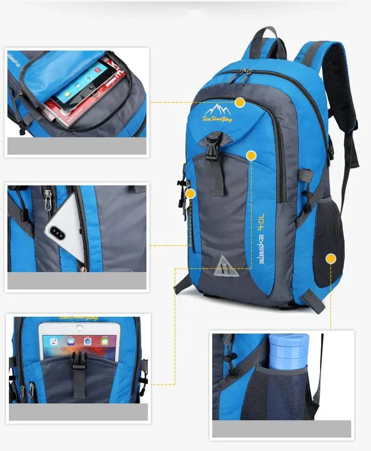 Sac à Dos Voyage 40l | Organisation Multi-Compartiments