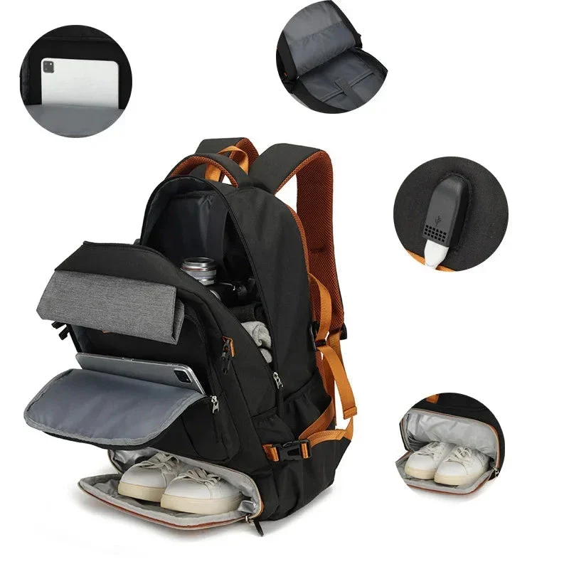 Sac à Dos Voyage 40l | Compartiment Chaussures et Pc