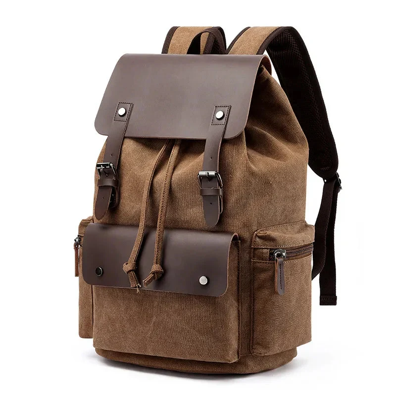 Sac à Dos Vintage Unisexe | Toile Canvas et Compartiments