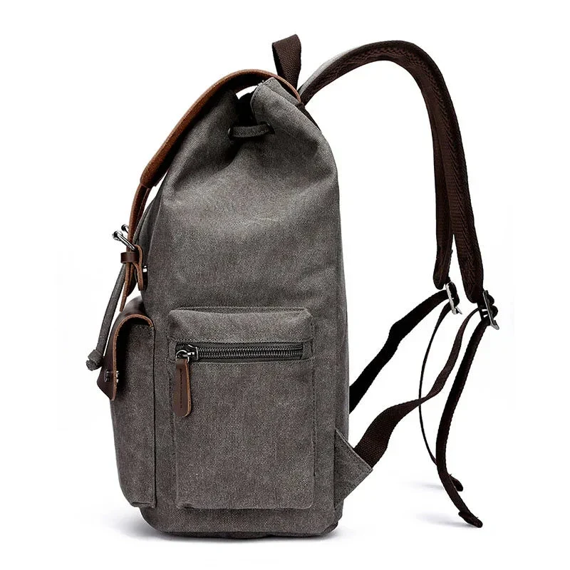 Sac à Dos Vintage Unisexe | Toile Canvas et Compartiments
