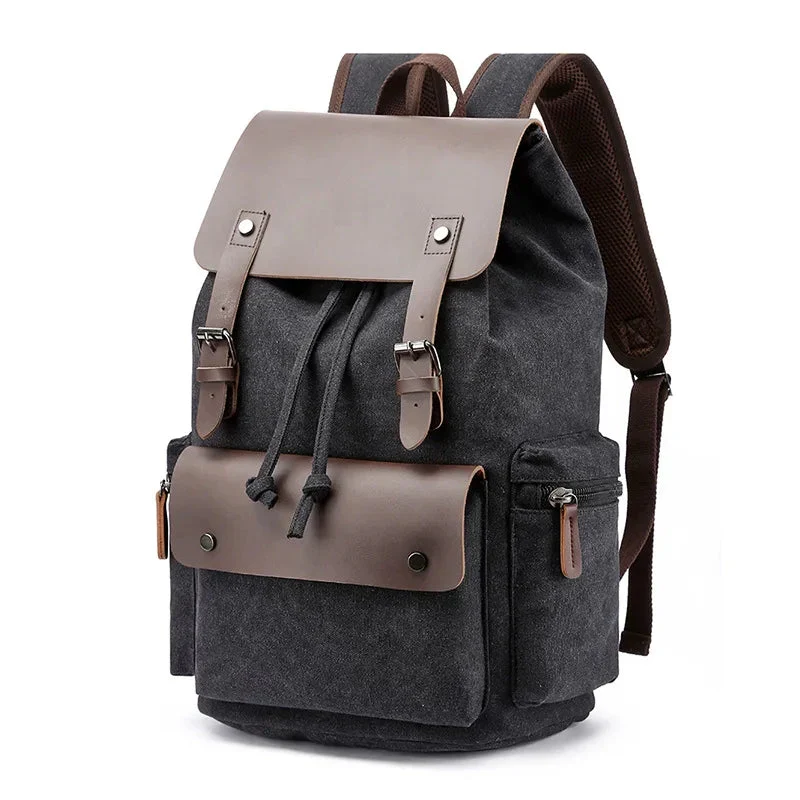 Sac à Dos Vintage Unisexe | Toile Canvas et Compartiments