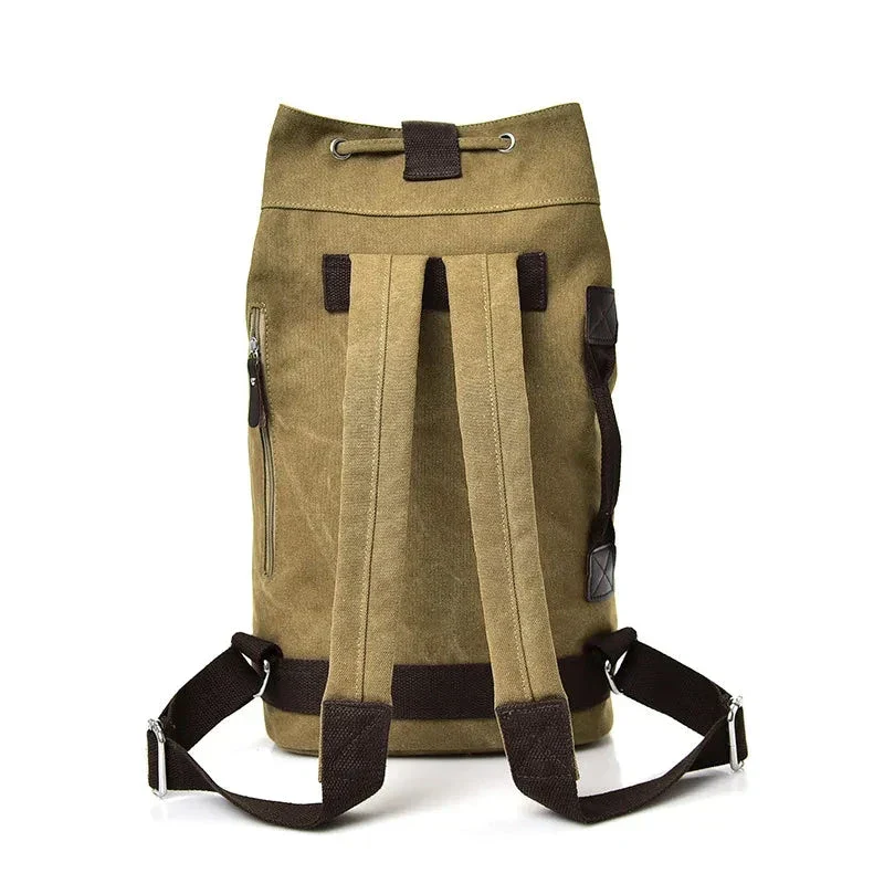 Sac à Dos Vintage Toile | Grand Rangement Pratique