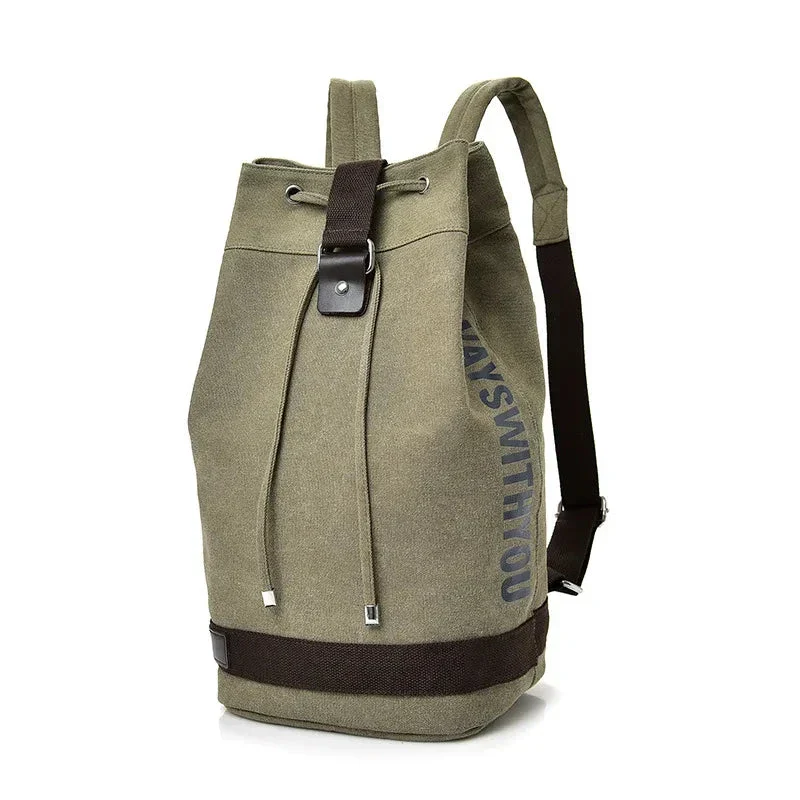 Sac à Dos Vintage Toile | Grand Rangement Pratique