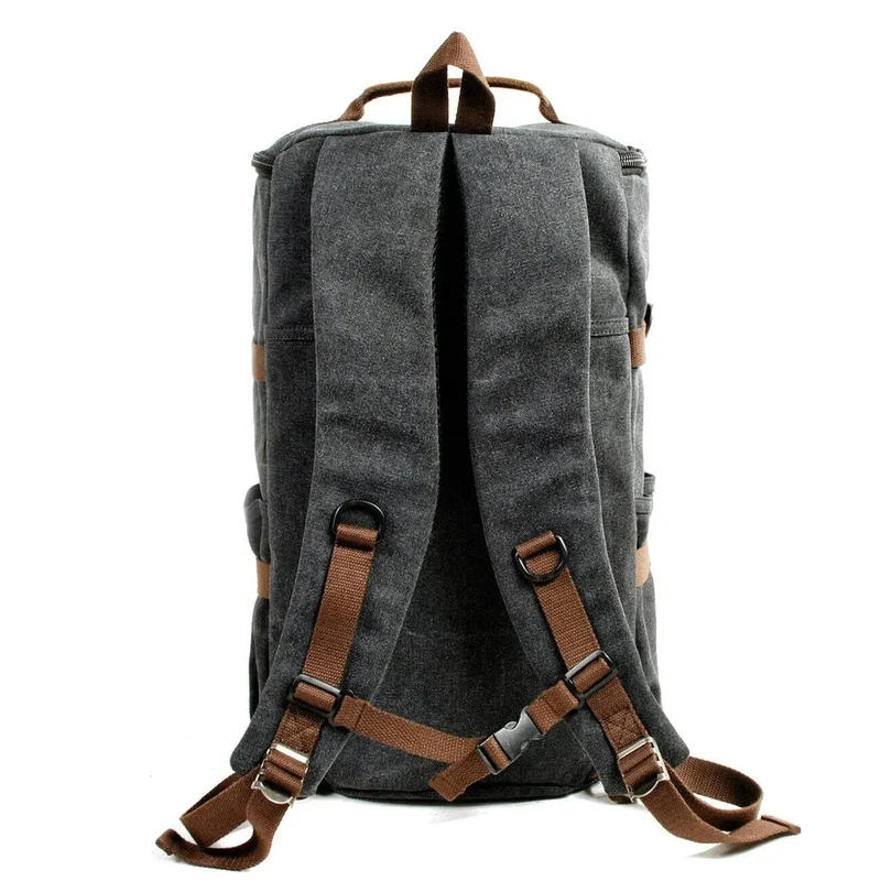 Sac à Dos Vintage Toile | Convertible avec Compartiments Pratiques