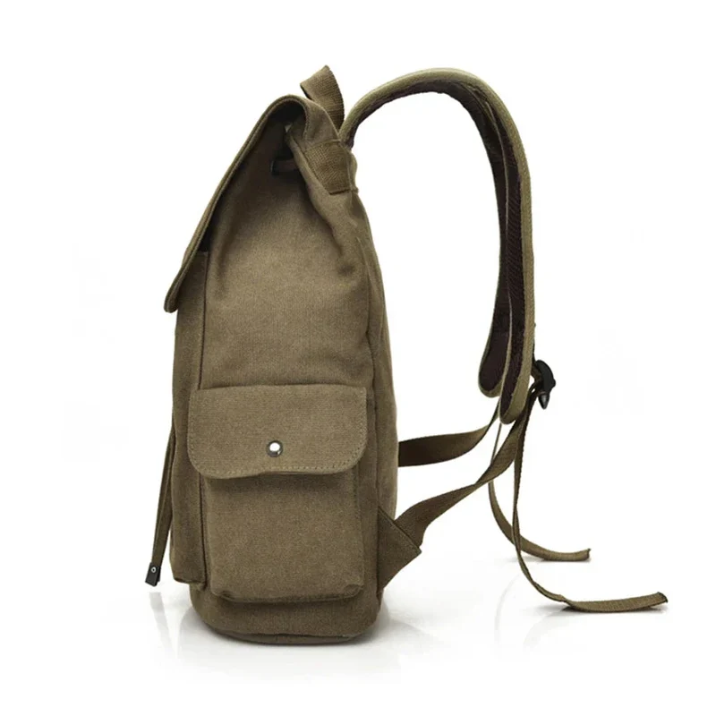 Sac à Dos Vintage Toile Canvas | Bretelles Ajustables Confortables