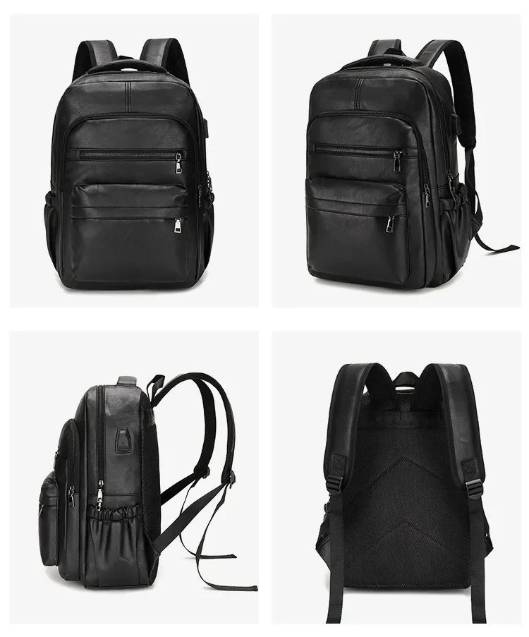Sac à Dos Vintage Homme | Compartiments Multiples Usb Intégré