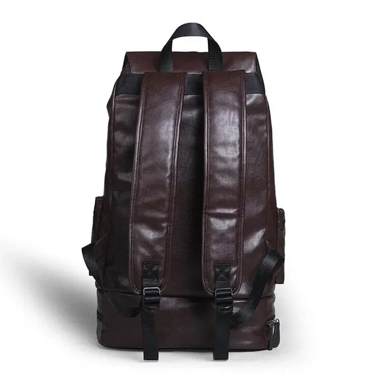 Sac à Dos Vintage Homme | Compartiment Chaussures Usb