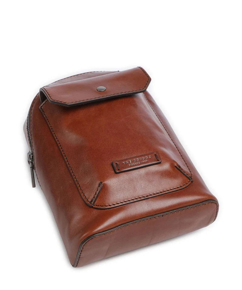 The Bridge Mattia Sac sling marrone
