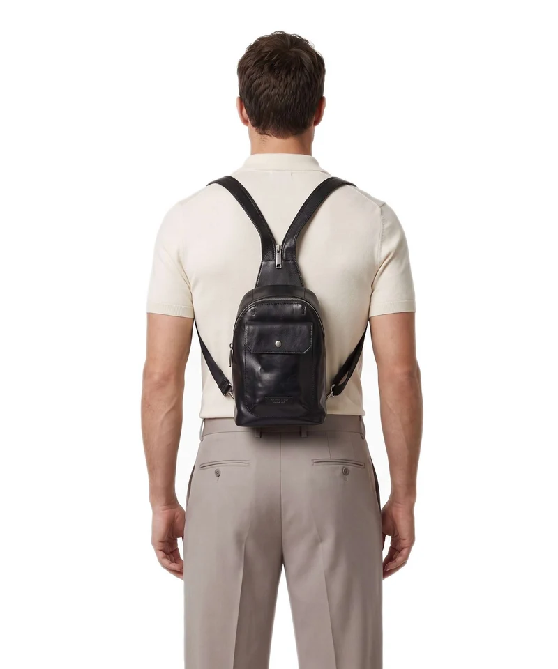 The Bridge Mattia Sac sling nero
