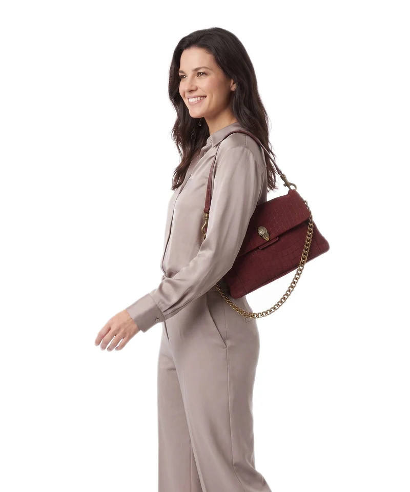 Kurt Geiger Celia Sac porté épaule wine
