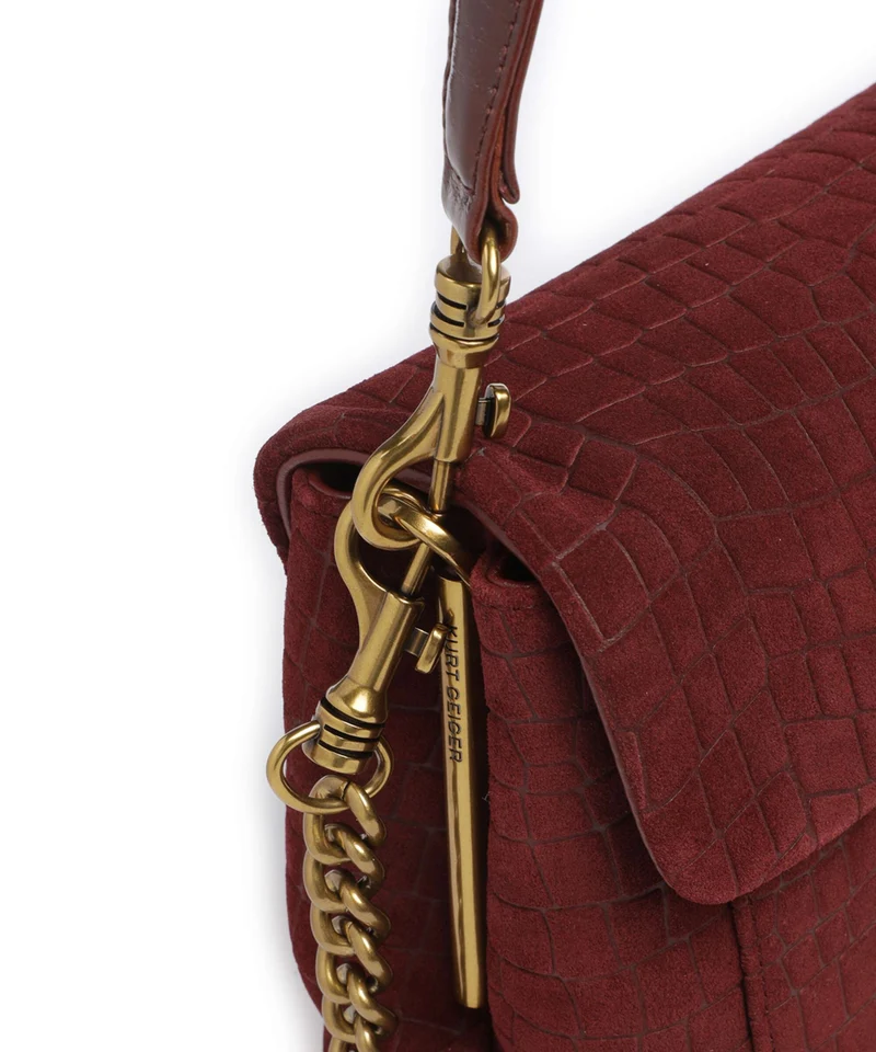 Kurt Geiger Celia Sac porté épaule wine