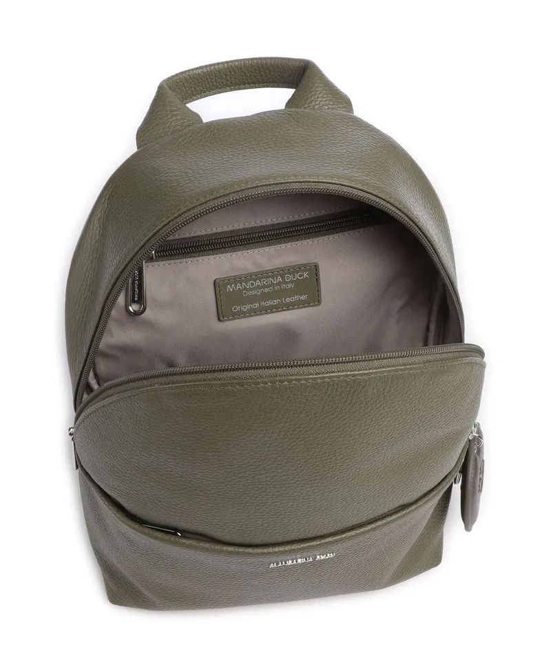 Mandarina Duck Mellow Leather Sac à dos winter olive