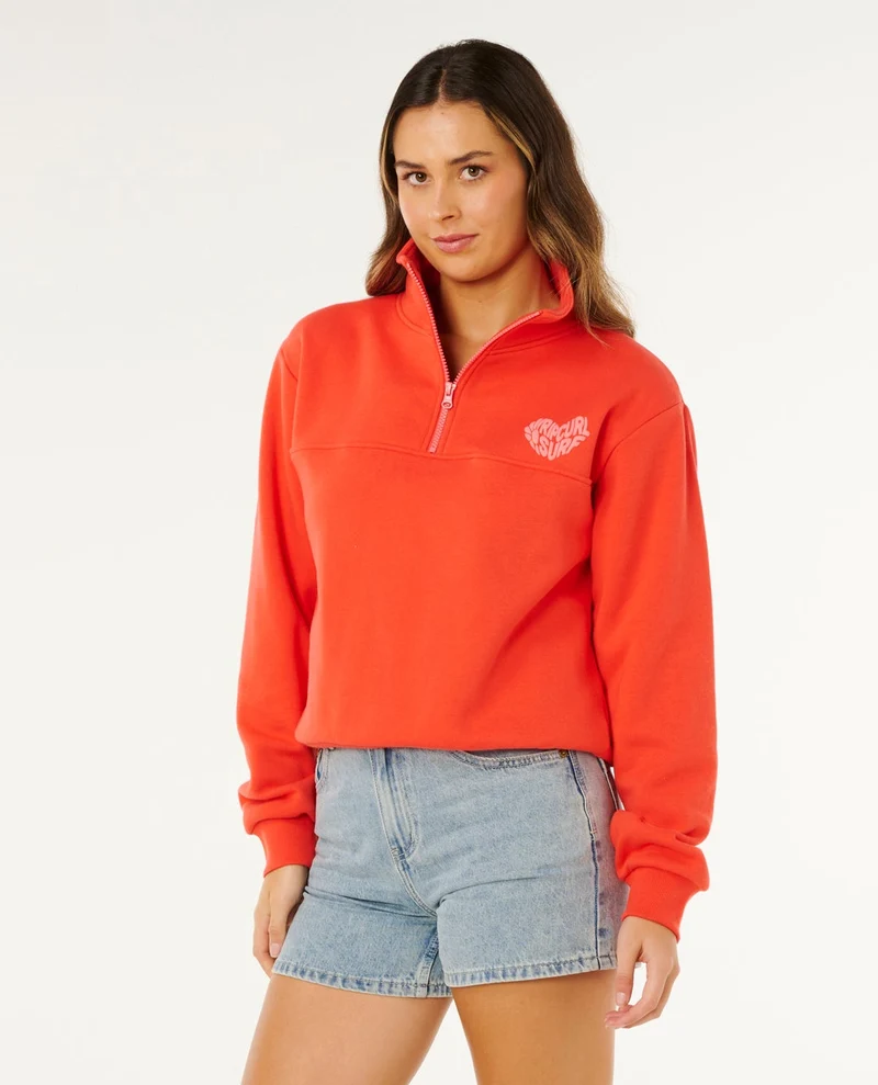 Rc Heart Half Zip Fleece