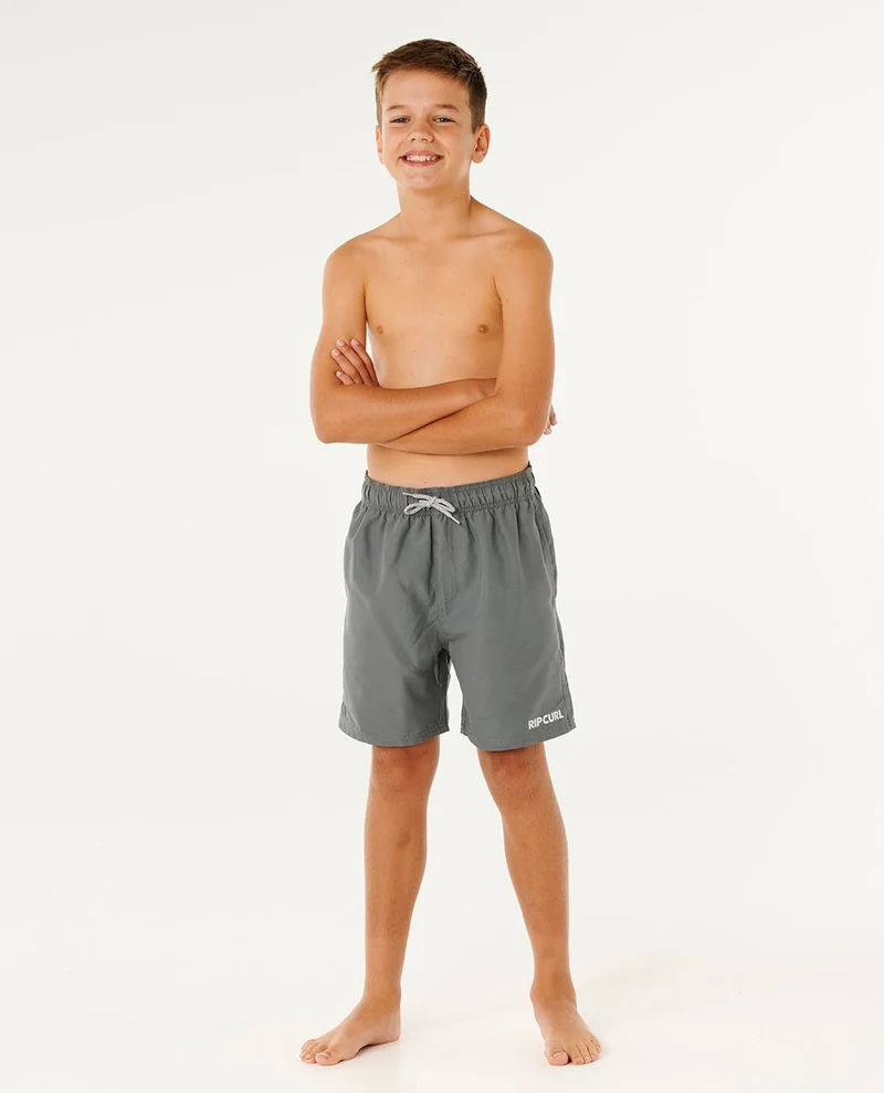 Streamline Offset Volley Boardshort - Kids