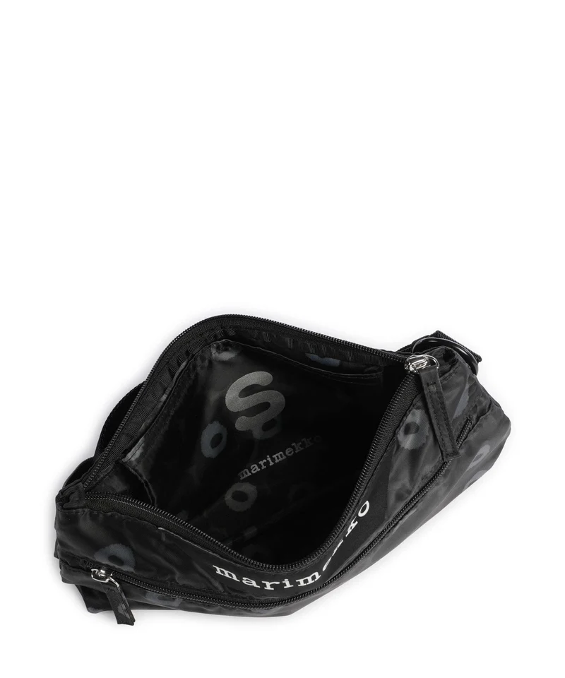 Marimekko Neat Unikko S Sac porté épaule black/dark grey