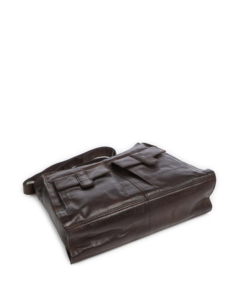 Spikes & Sparrow Apache Samara Sac fourre-tout dark brown