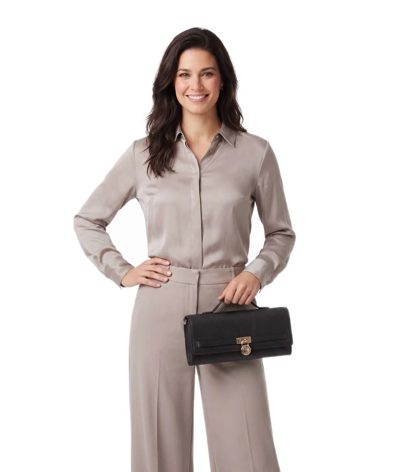 Michael Kors Hamilton Moderne Medium Sac porté épaule chocolate