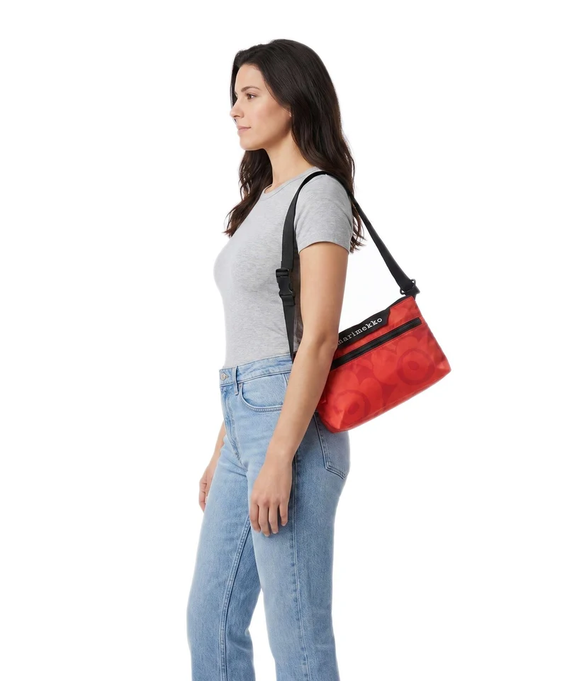 Marimekko Neat Unikko S Sac porté épaule red