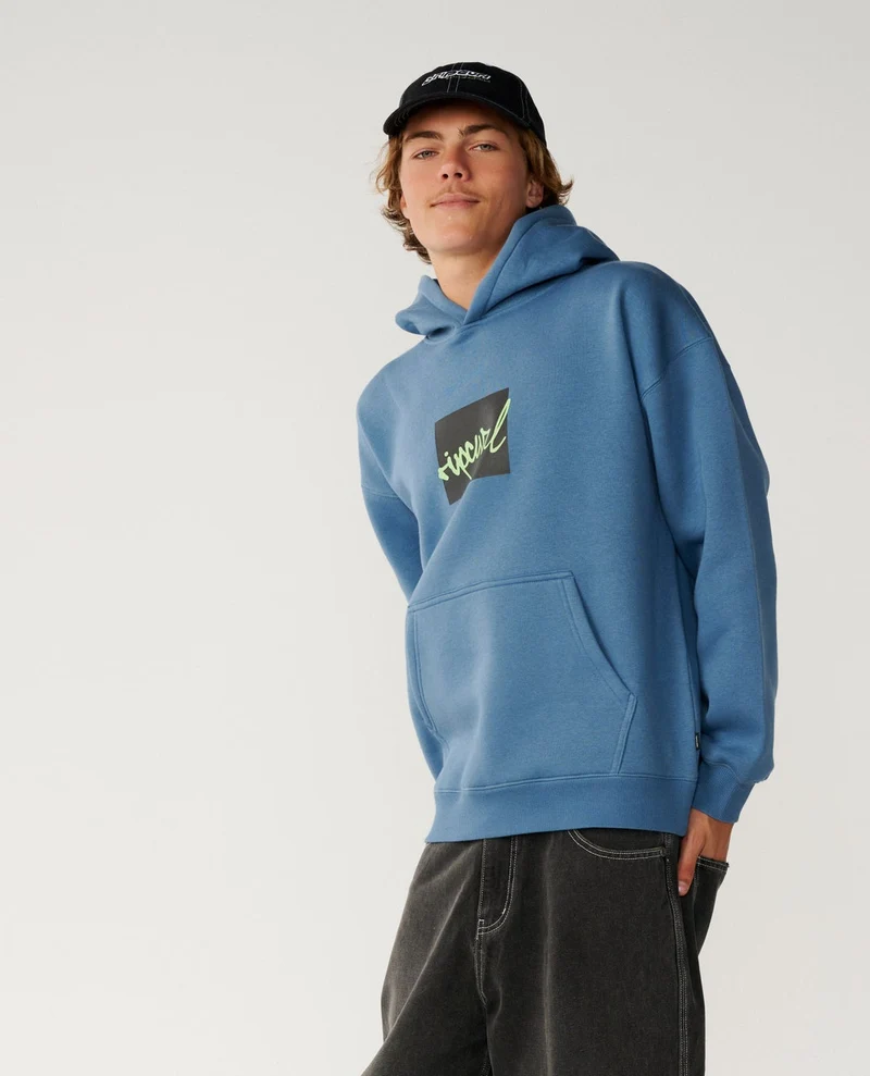 Rip Script Icon Hood Fleece