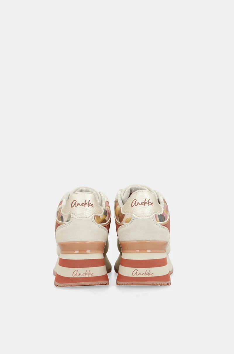 Sneakers roses et beige Bloom